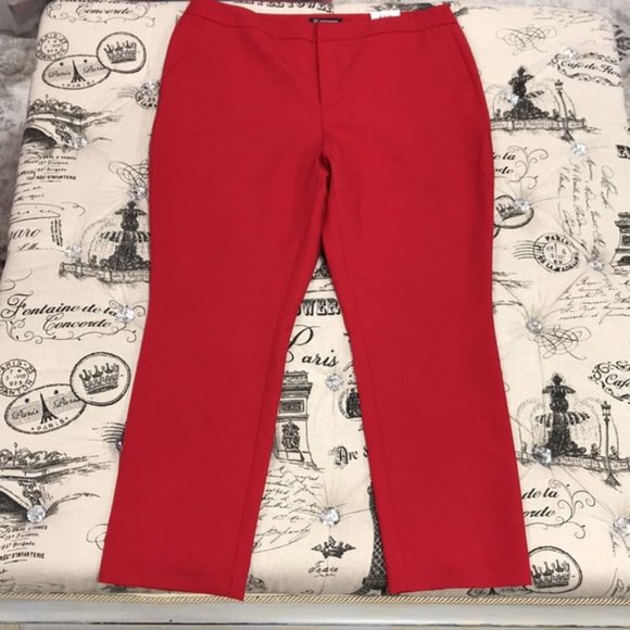 INC International Concepts Cropped Straight-Leg Pant - Picture 2 of 6